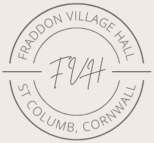 The logo of the Fraddon Village Hall